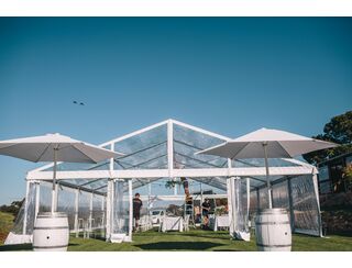 6m Pavilion Structure - Clear Roof