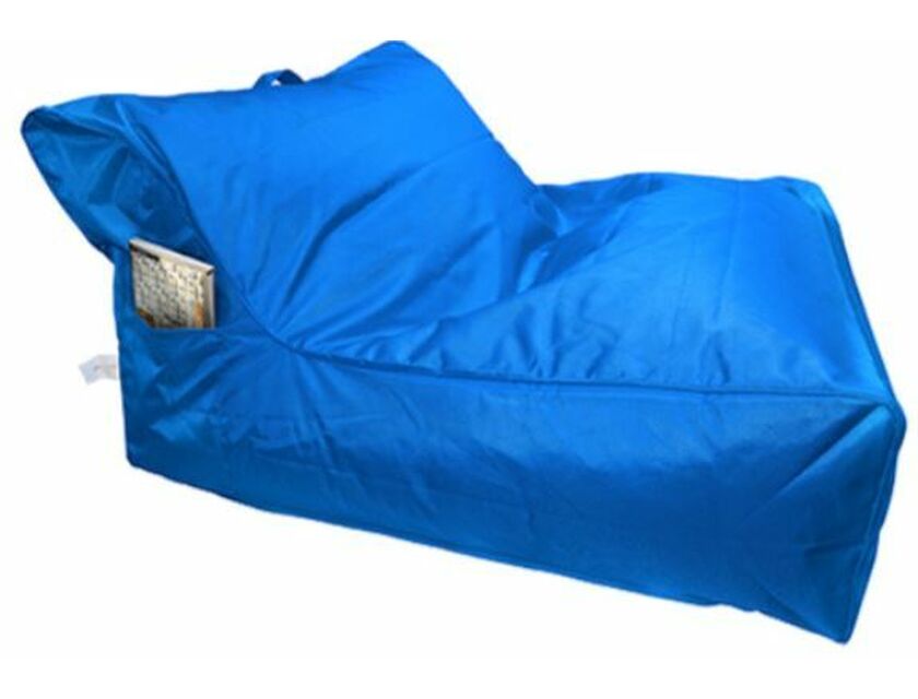 Double Bean Bag Lounger - Blue