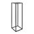 Black Metal Plinth 110cm
