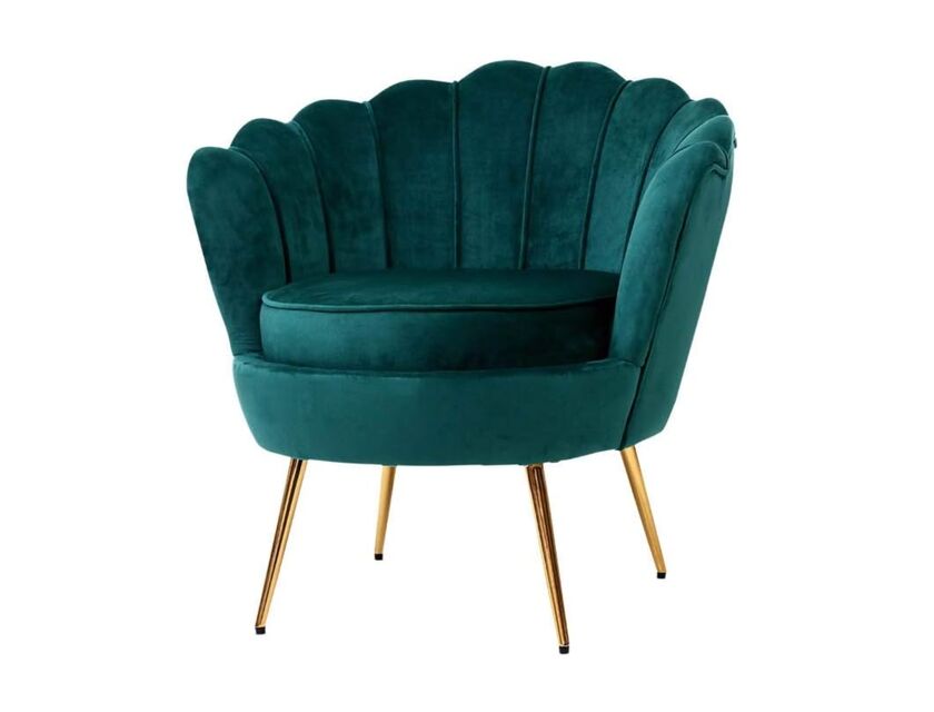 Marianna Velvet Arm Chair - Green