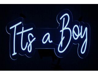 It's a Boy - Neon Sign - Blue