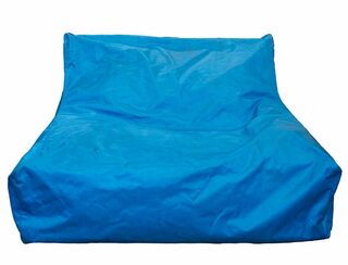 Double Bean Bag Lounger - Blue