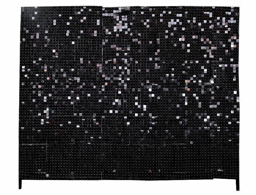 Black Shimmer Wall