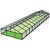 Black Frame / Clear Roof - 10m x 36m