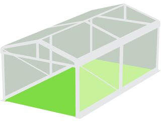 Clear Roof Pavilion - 4m x 6m