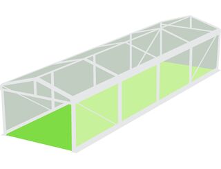 Clear Roof Pavilion - 4m x 12m