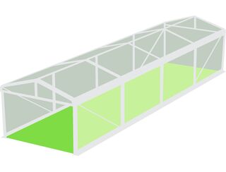 Clear Roof Pavilion - 4m x 12m