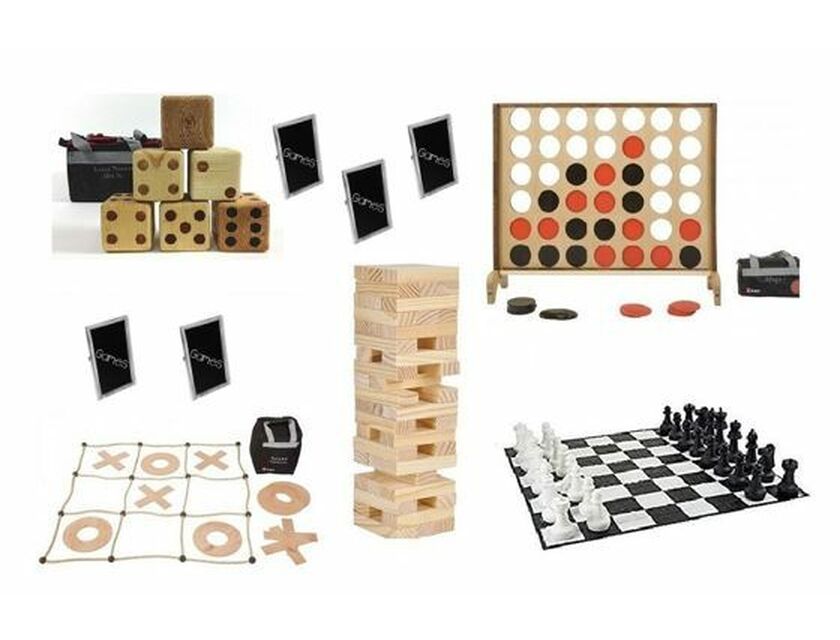 Giant Games Package - CHECKERS + 4