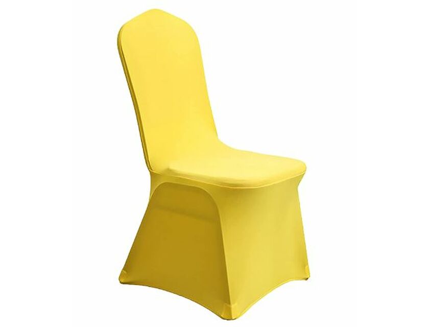 Lycra Chair Cover - Yellow