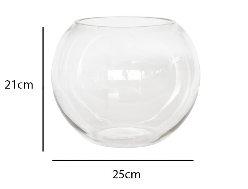Fishbowl Glass Table Piece - Large