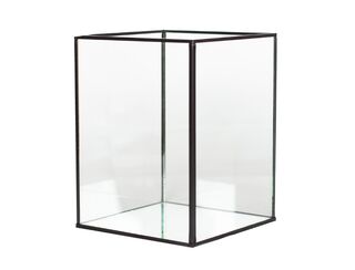 Black Frame Glass Candle Box - XL (20cm)