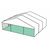 10m White Roof Pavilion - 10m x 3m