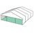 10m White Roof Pavilion - 10m x 3m