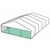 10m White Roof Pavilion - 10m x 3m