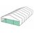 10m White Roof Pavilion - 10m x 3m