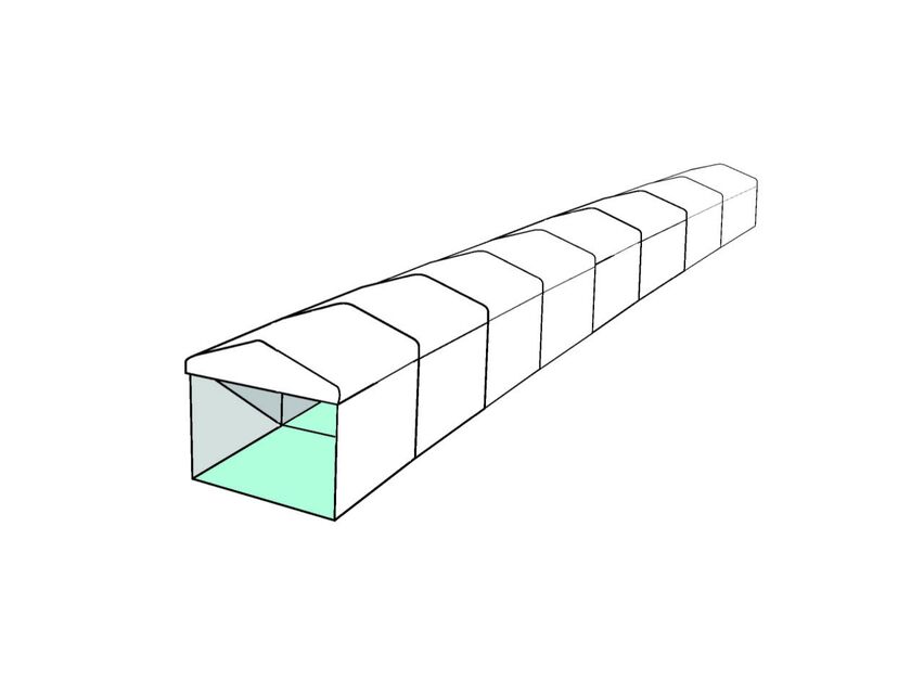 3m White Roof Pavilion - 3m x 3m