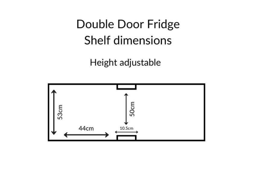 Double Door Display Fridge
