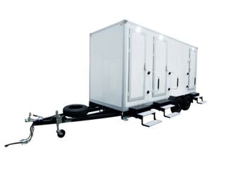 Luxury 3 Pan Toilet Trailer