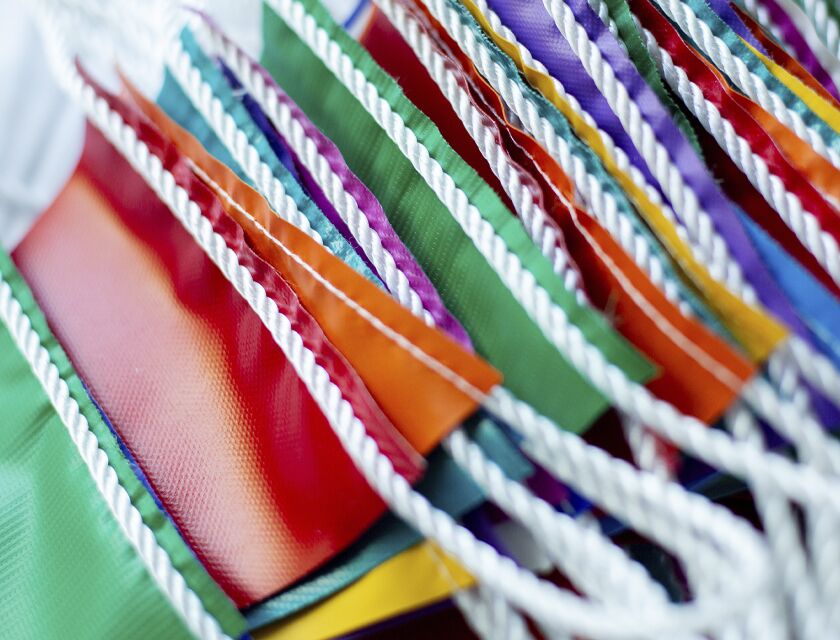 Multi-coloured Bunting - 50m