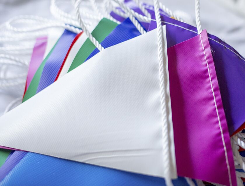 Multi-coloured Bunting - 50m