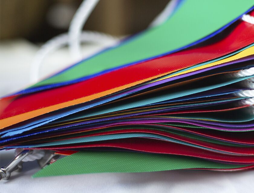 Multi-coloured Bunting - 50m