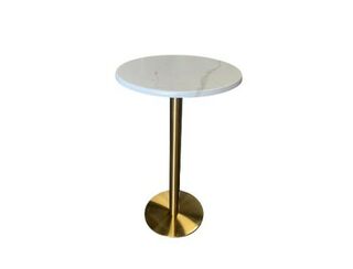 Eos Bar Table - Round -  Gold