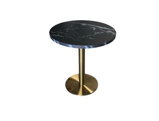 Eos Cafe Table - Round - Gold