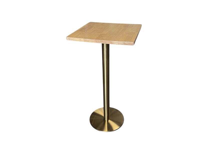 Eos Bar Table - Square - Gold