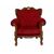 Vintage Arm Chairs - Colonial Red