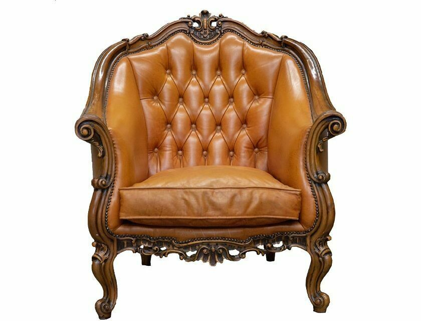 Vintage Arm Chairs - Colonial Red