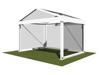 4m Clear Roof Pavilion - 4m x 3m