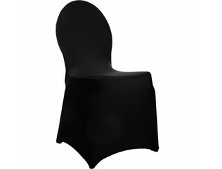 Black Lycra Chair Cover