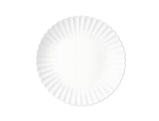 Shell Charger Plate - White