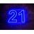21 - Neon Sign - Blue