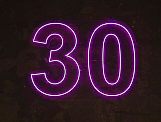 30 - Neon Sign - Hot Pink