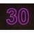 30 - Neon Sign - Hot Pink