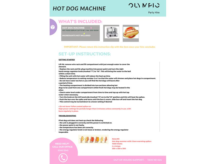 Hot Dog Machine