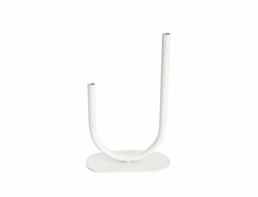 U Shape Bud Vase - White
