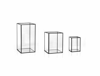 Black Frame Glass Candle Box - Package