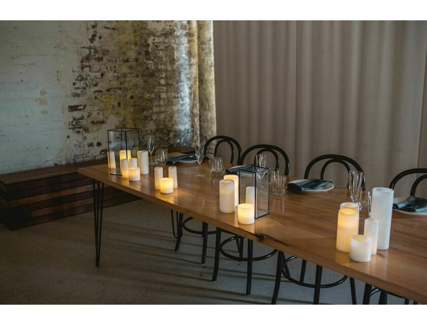 Black Frame Glass Candle Box - Small (15cm)