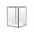 Black Frame Glass Candle Box - XL (20cm)