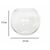 Fishbowl Glass Table Piece Set