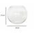 Fishbowl Glass Table Piece Set