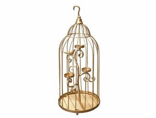 Birdcage Candelabra - Gold
