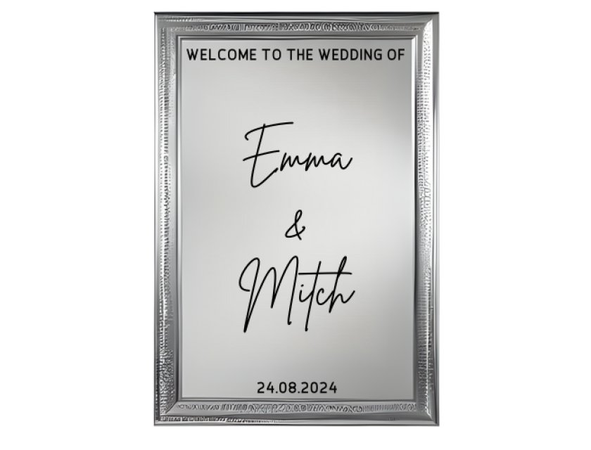 Personalised Mirrors - Gold