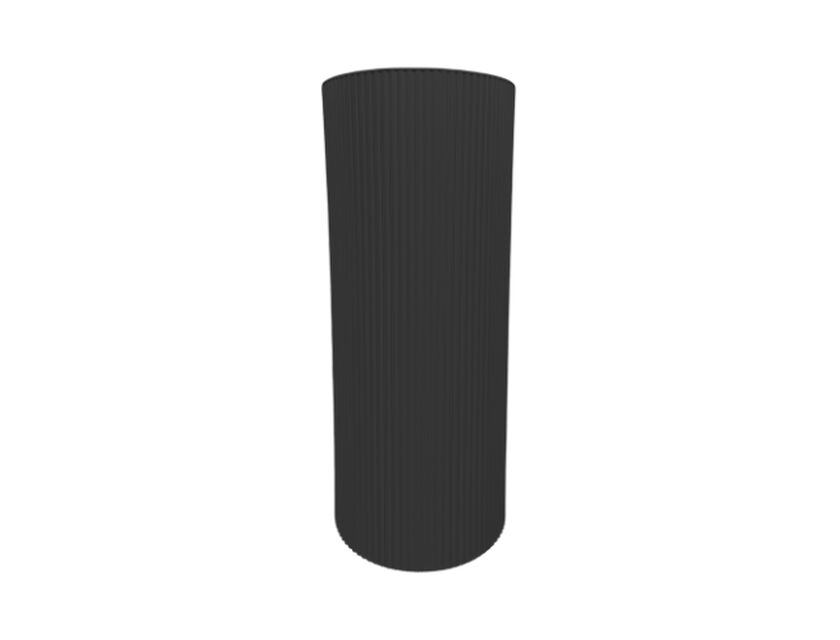 Black Ripple Plinth - 90cm