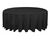 Black Round Linen - 305cm