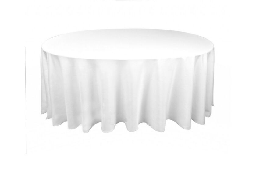 White Round Linen - 230cm