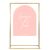 Personalised Watermelon Arched Acrylic Sign Package - Black Signage Frame