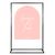 Personalised Watermelon Arched Acrylic Sign Package - Black Signage Frame